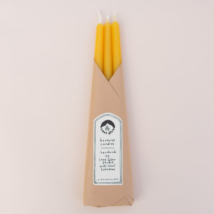 Pure Beeswax Candles, Set of 3