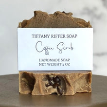 Load image into Gallery viewer, Coffee Scrub Soap, Exfoliating Vegan Soap
